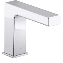 Strayt 0.5 GPM Single Hole Touchless Bathroom Faucet with Grid Drain and Kinesis Sensor, AC-Powered
