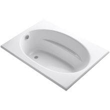 Windward Collection 60" Drop In Soaking Bath Tub with Reversible Drain
