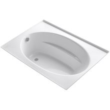 Windward Collection 60" Drop In Soaking Bath Tub with Reversible Drain