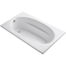 Windward Collection 72" Drop In Soaking Bath Tub with Reversible Drain