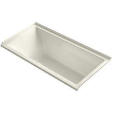 Underscore 60" Soaking Tub with Right Drain and Bask Heating Technology