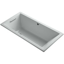 Underscore 60" Soaking Tub with Reversible Drain and Bask Heating Technology
