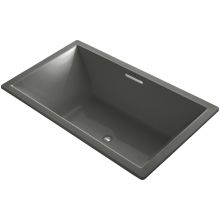 Underscore 72" Soaking Tub with Center Drain and Bask Heating Technology