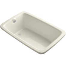 Bancroft 66" Drop In Soaking Bath Tub with Bask Heating and Reversible Drain