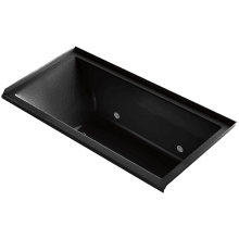 Underscore 60" Soaking Tub with Right Drain and VibrAcoustic Technology