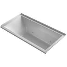 Underscore 60" Soaking Tub with Right Drain and VibrAcoustic Technology