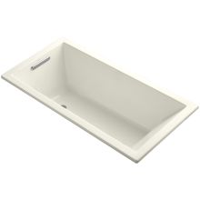 Underscore 60" Soaking Tub with Reversible Drain and VibrAcoustic Technology