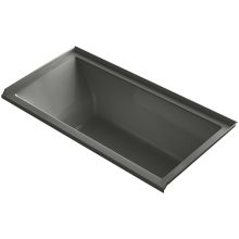 Underscore 60" Soaking Tub with Right Drain, Bask Heating, and VibrAcoustic Technology