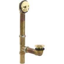 Swiftflo adjustable trip lever Bathtub Drain, 20-gauge brass, for 18-1/2" to 20-1/2" baths