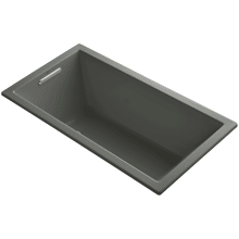 Underscore 60" Soaking Tub with Reversible Drain and VibrAcoustic Technology