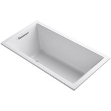 Underscore 60" Soaking Tub with Reversible Drain, Bask Heating, and VibrAcoustic Technology