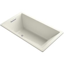 Underscore 66" Soaking Tub with Reversible Drain, Bask Heating, and VibrAcoustic Technology