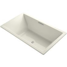 Underscore 72" Soaking Tub with Reversible Drain, Bask Heating, and VibrAcoustic Technology