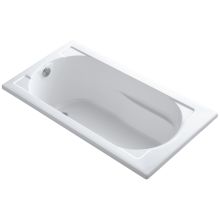Devonshire Collection 60" Drop In Soaking Bath Tub with Reversible Drain