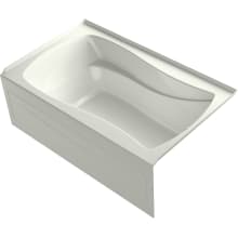 Mariposa 60" Alcove Acrylic Air Tub with Right Drain and Overflow