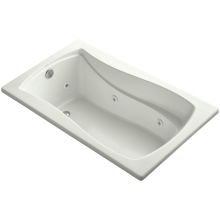 Mariposa Collection 60" Drop In Jetted Whirlpool Bath Tub with Reversible Drain