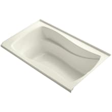 Mariposa 60" x 36" Alcove Bath with Bask Heated Surface, Integral Flange and Right-Hand Drain