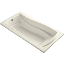 Mariposa 73" Acrylic Air Tub with Reversible Drain and Overflow