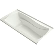 Mariposa 72" Acrylic Air Tub with Right Drain and Overflow
