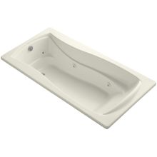 Mariposa Collection 72" Drop In Jetted Whirlpool Bath Tub with Reversible Drain