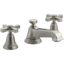 Pinstripe Widespread Bathroom Faucet with Ultra-Glide Valve Technology - Free Metal Pop-Up Drain Assembly with purchase