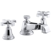 Pinstripe Widespread Bathroom Faucet with Ultra-Glide Valve Technology - Free Metal Pop-Up Drain Assembly with purchase