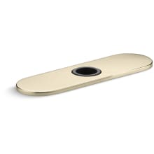 Optional 10" Rounded Escutcheon Plate for Insight and Kinesis Faucet