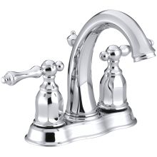 Kelston Centerset Bathroom Faucet - Free Metal Pop-Up Drain Assembly with purchase