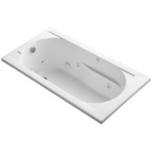 Devonshire Collection 60" Drop In Jetted Whirlpool Bath Tub with Reversible Drain