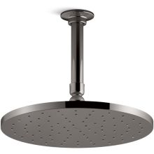 2.5 GPM Single Function Rain Shower Head with MasterClean Sprayface and Katalyst Air-Induction Technology