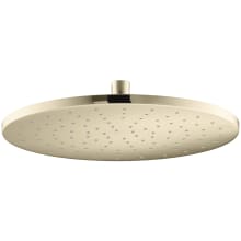 Contemporary 12" 2.5 GPM Single Function Rain Shower Head with MasterClean Sprayface and Katalyst Air-Induction Technology