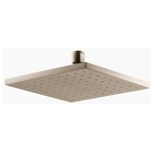 Contemporary Square 8" Single Function 1.75 GPM Rainhead with MasterClean Sprayface and Katalyst Air-Induction Technology