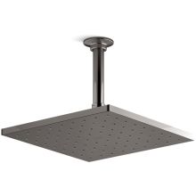 Contemporary Square 10" Single Function 2.5 GPM Rainhead with MasterClean Sprayface and Katalyst Air-Induction Technology