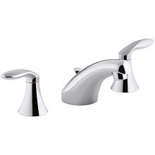 Coralais Widespread Bathroom Faucet with UltraGlide Ceramic Disc Valves and Pop-Up Drain Assembly