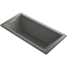 Underscore 66" Soaking Tub with Reversible Drain and Bask Heating Technology