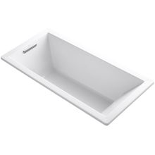 Underscore 66" Soaking Tub with Reversible Drain, Bask Heating, and VibrAcoustic Technology