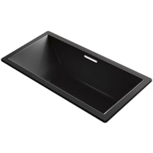 Underscore Rectangle 72" Drop In Acrylic Air Tub with Center Drain and Overflow