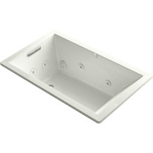 Underscore 60" Drop In Acrylic Experience Tub with Left, Reversible, Right Drain and Overflow