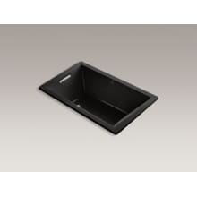 Underscore 60" Soaking Tub with End Drain and VibrAcoustic Technology