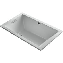 Underscore 60" Soaking Tub with End Drain and VibrAcoustic Technology