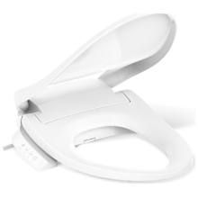 PureWash E525 Elongated Bidet Seat with Continuously Heated Water, Automatically UV Light Self-Cleaning Stainless Steel Wand, Front and Rear Wash Modes, Adjustable Water Temperature and Pressure, Quiet-Close, and Quick-Release Technologies