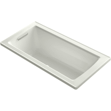Archer 60" Drop In Acrylic Air Tub with Reversible Drain and Overflow - Comfort Depth Technology