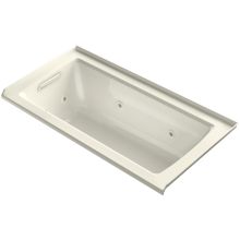 Archer 60" Drop-In Jetted Whirlpool Bath Tub - Left Drain