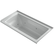 Archer 60" Drop-In Jetted Whirlpool Bath Tub - Right Drain