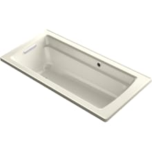 Archer 66" Drop In Acrylic Soaking Tub with Reversible Drain