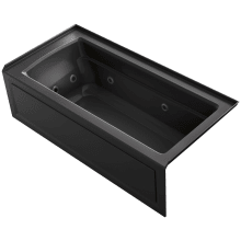 Archer 66" Three Wall Alcove Acrylic Whirlpool Tub with Right Drain and Overflow