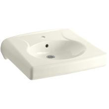 Brenham 14-3/8" Wall Mounted Bathroom Sink with 1 Hole Drilled and Overflow