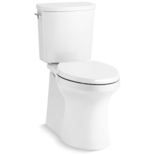 Irvine Comfort Height Two-Piece Elongated 1.28 GPF Toilet with Skirted Trapway, Revolution 360 and AquaPiston Flushing Technologies and Left-Hand Trip Lever