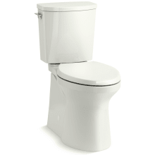 Irvine Comfort Height Two-Piece Elongated 1.28 GPF Toilet with Skirted Trapway, Revolution 360 and AquaPiston Flushing Technologies and Left-Hand Trip Lever