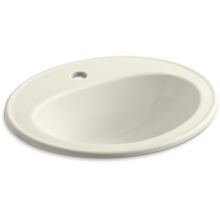 Pennington 20-1/4" Drop In Bathroom Sink with 1 Hole Drilled and Overflow